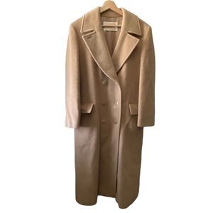 Pendleton Vintage Classic Camel Long Wool Coat Made in USA